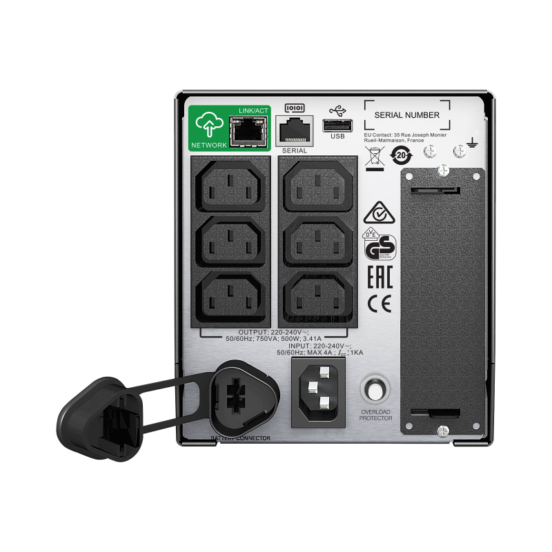 APC Smart-UPS SMT-SmartConnect SMT750IC Unterbrechungsfreie Stromversorgung 750VA