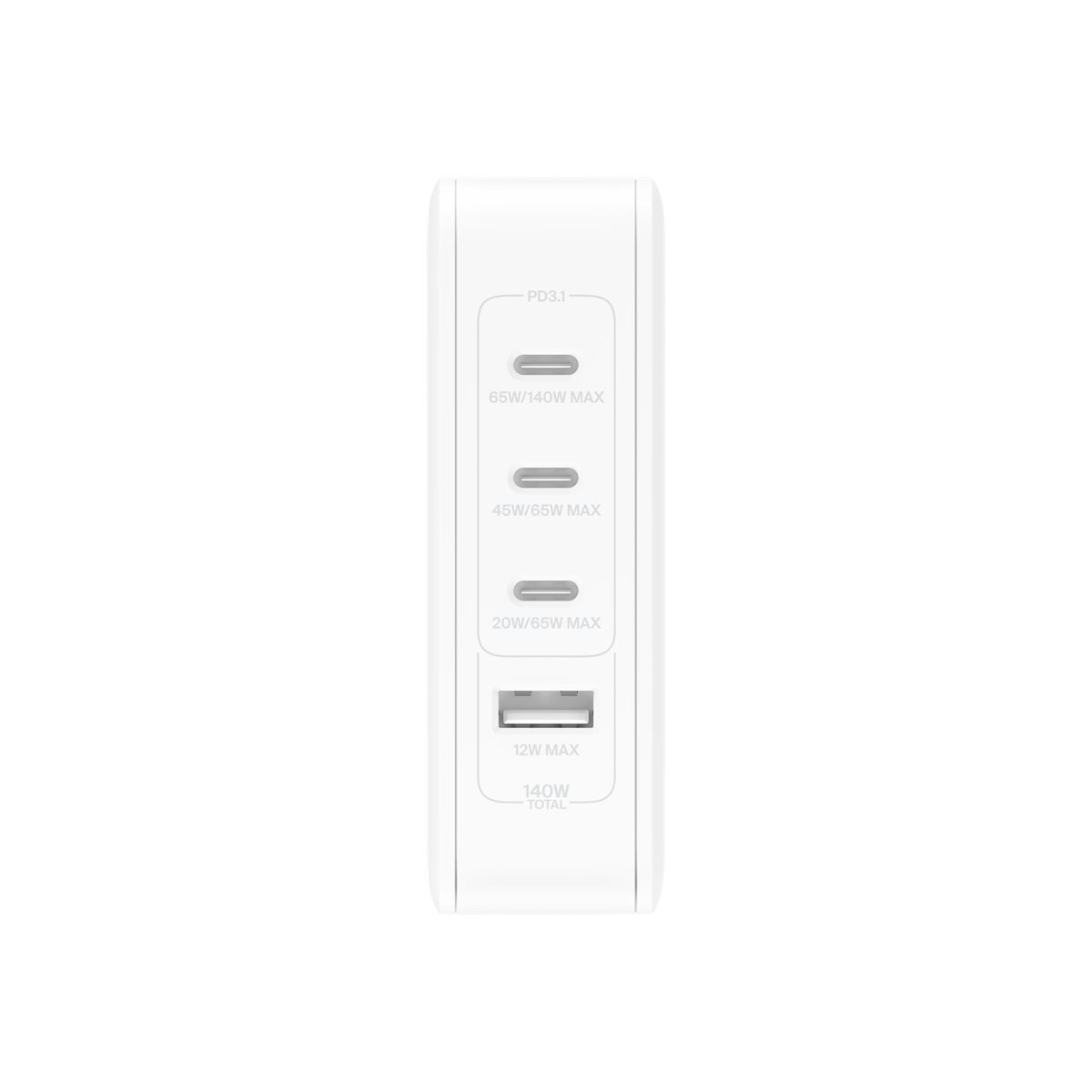 Belkin 140-W-4-Port-GaN-Ladegerät schwarz