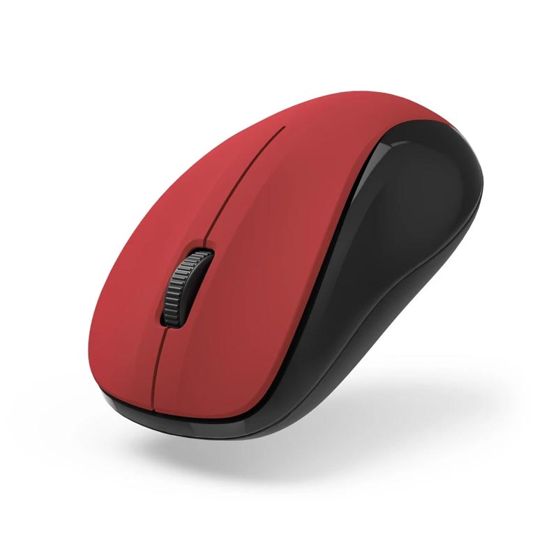 Hama Optische 3-Tasten-Funkmaus MW-300 V2, geräuschlos, USB-Empfänger, Rot