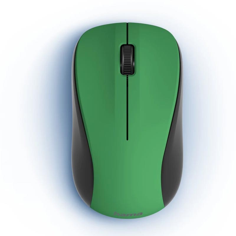 Hama Optische 3-Tasten-Funkmaus MW-300 V2, geräuschlos, USB-Empfänger, Grün