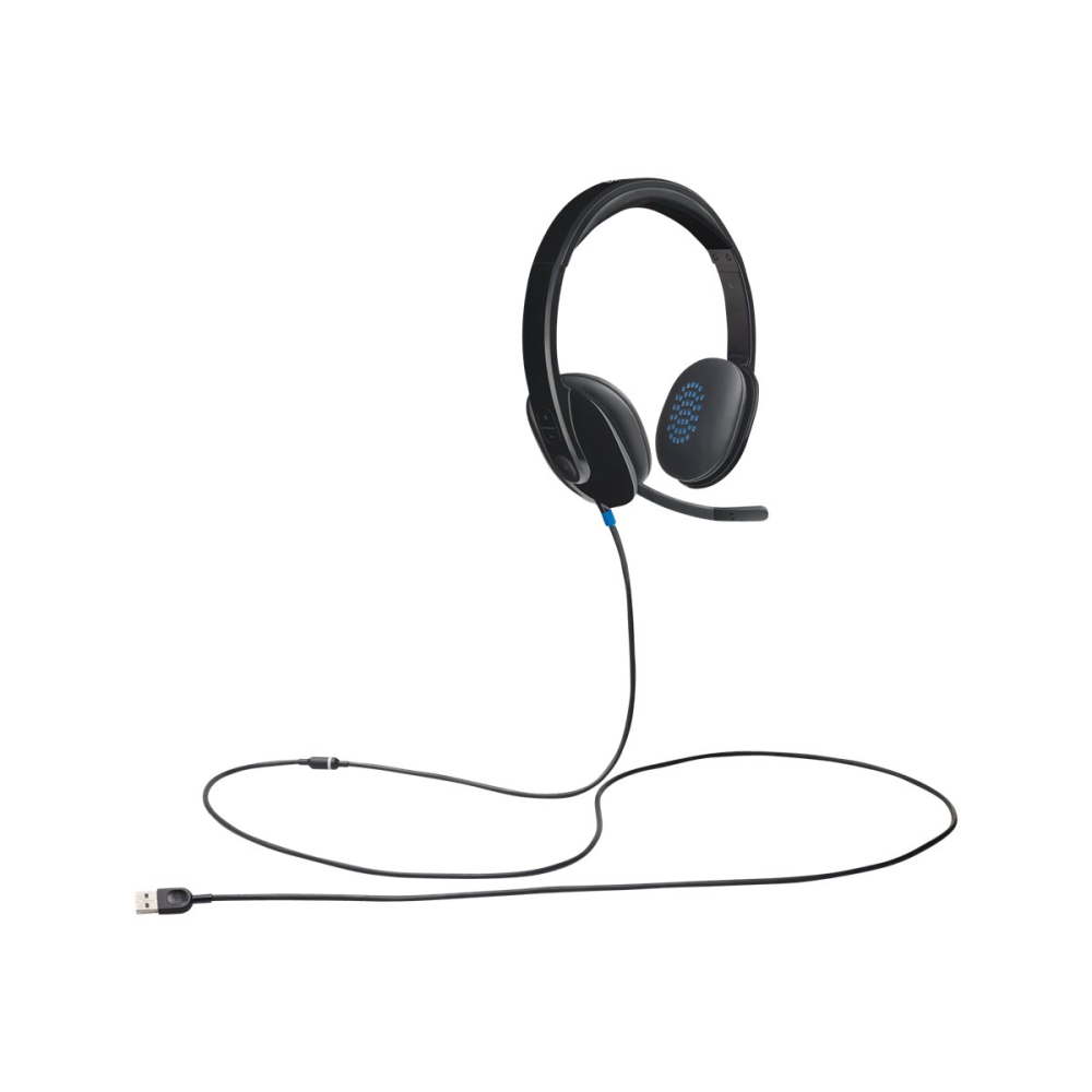 Logitech H540 USB Headset schwarz
