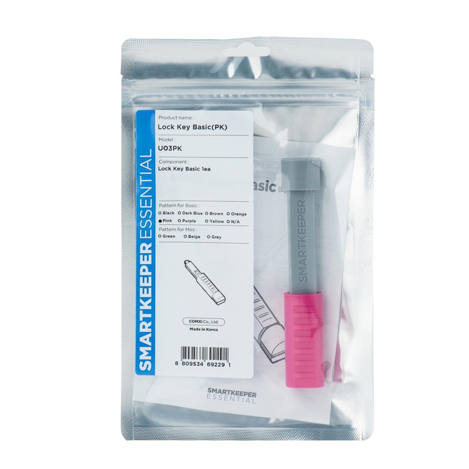 SmartKeeper U03PK Schlüssel Basic pink