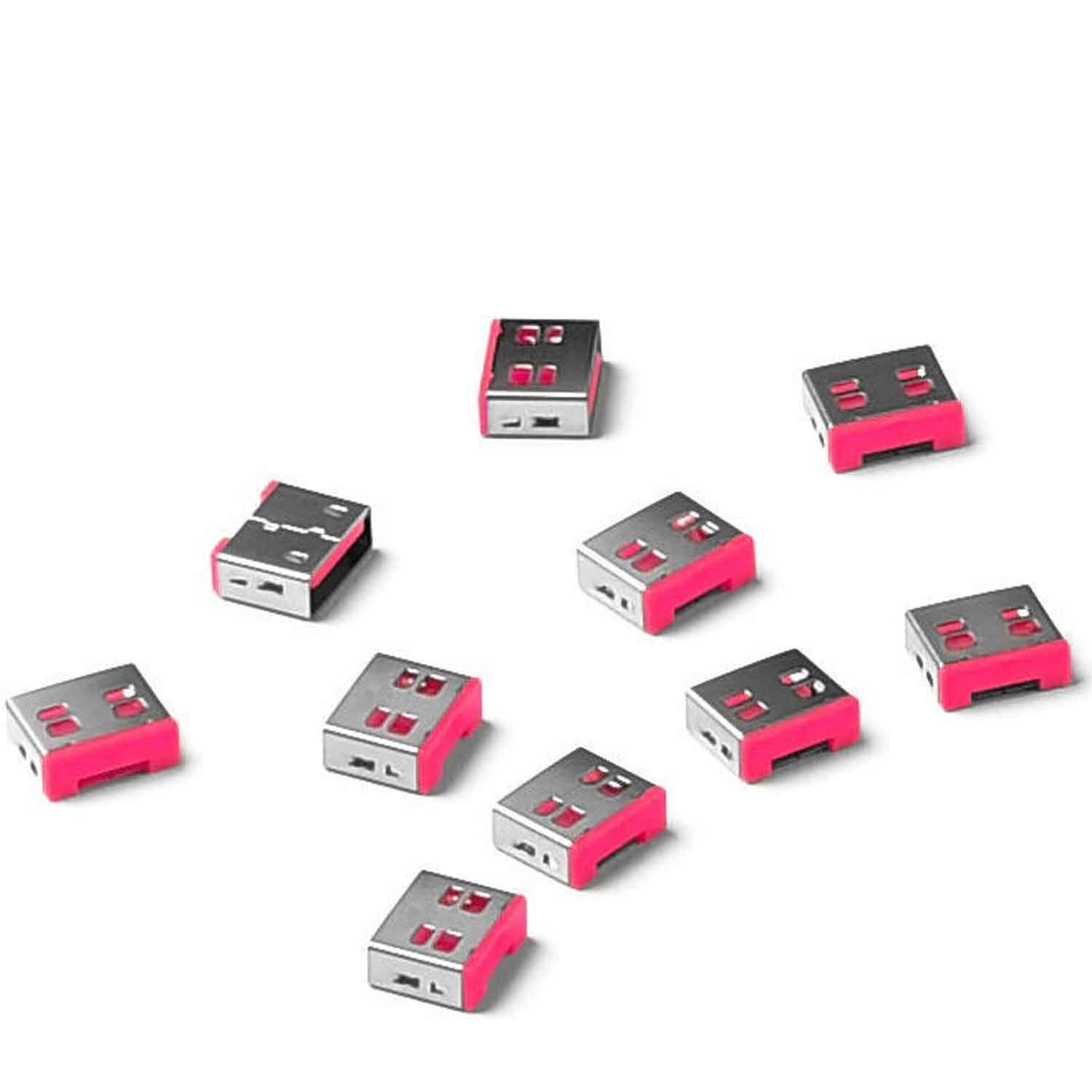 SmartKeeper UL03P1PK USB A-Port Blocker 10 Stück pink