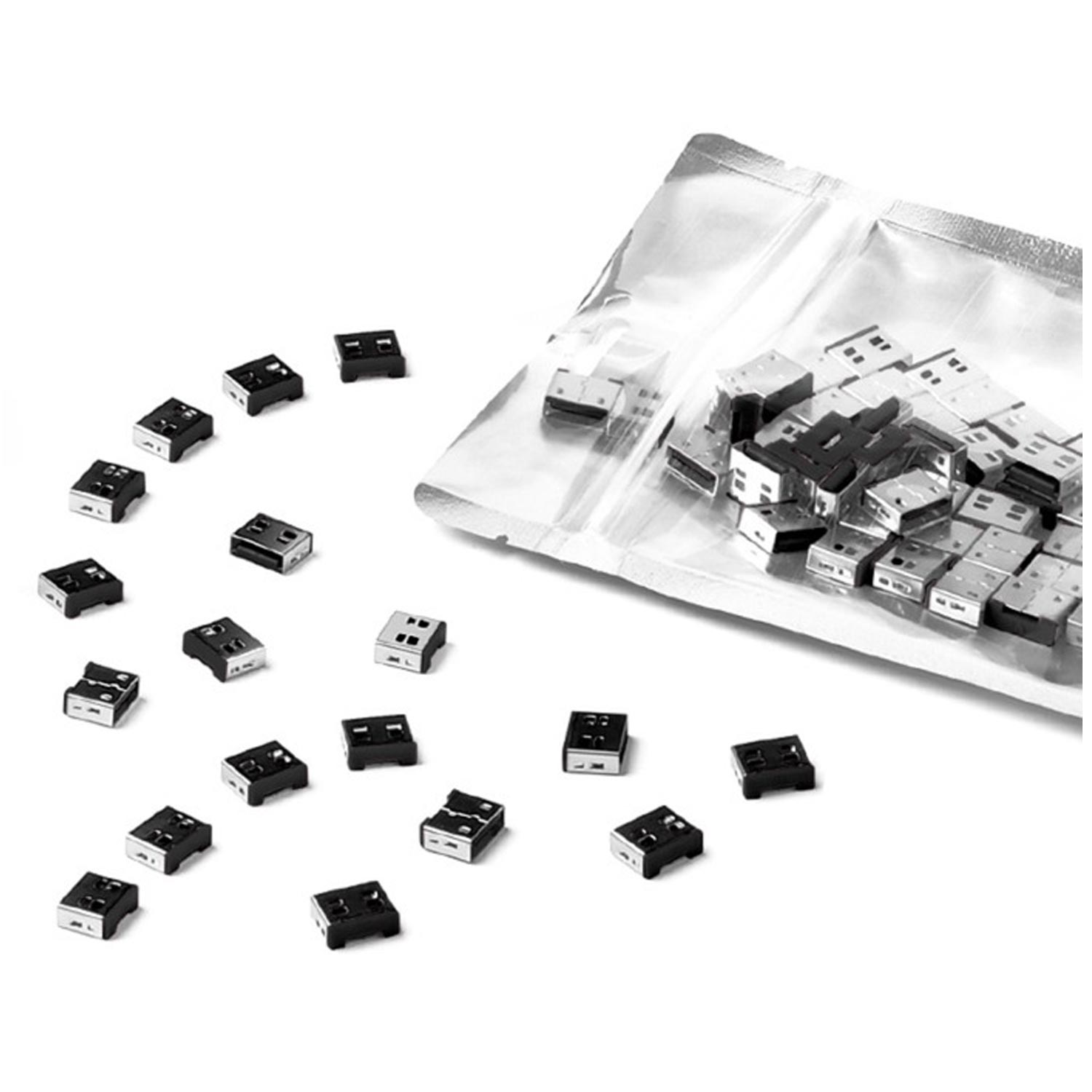 SmartKeeper UL03P2BK USB A-Port Blocker 100 Stück schwarz