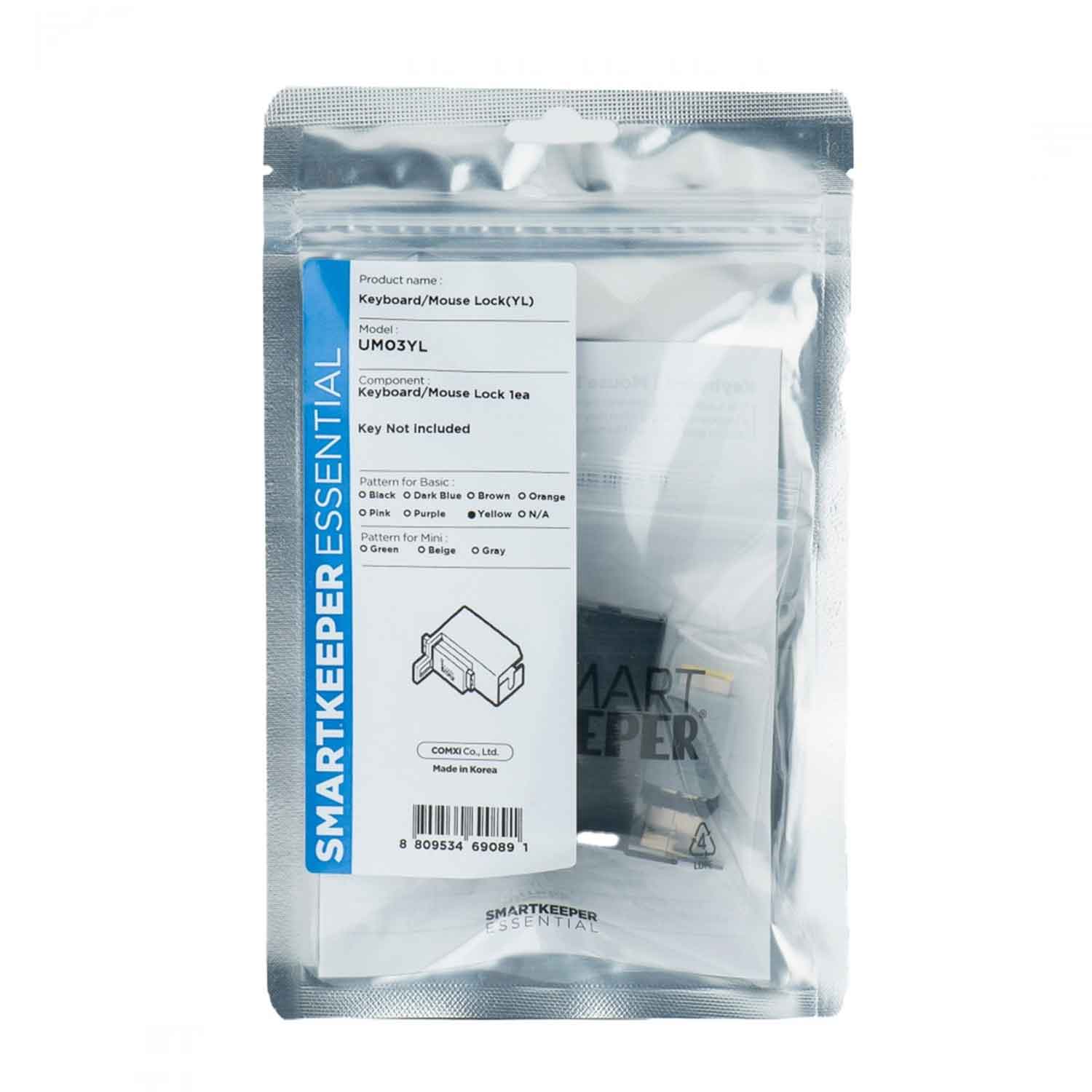 SmartKeeper UM03YL Tastatur/Maus-Schloss gelb