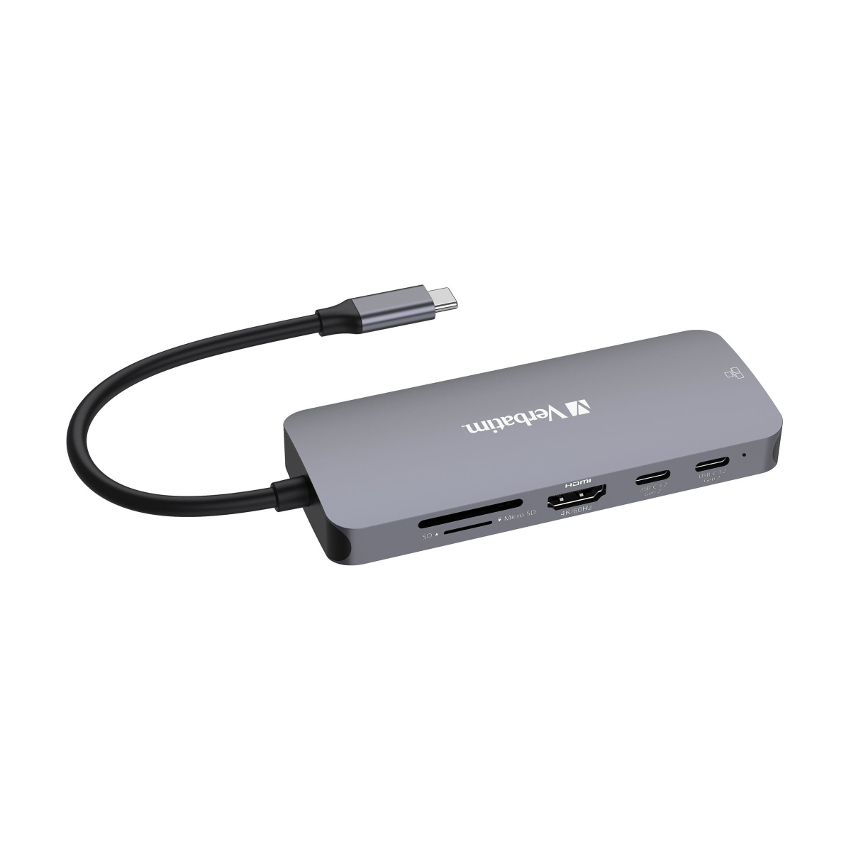 Verbatim USB-C Hub 9-in-1 Multiport-Adapter