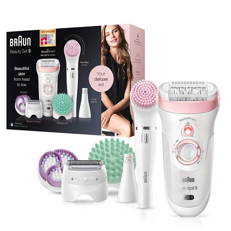 Braun Silk-épil Beauty-Set 9 9-995 Deluxe 9-in-1 Kabellose Wet&Dry Haarentfernung