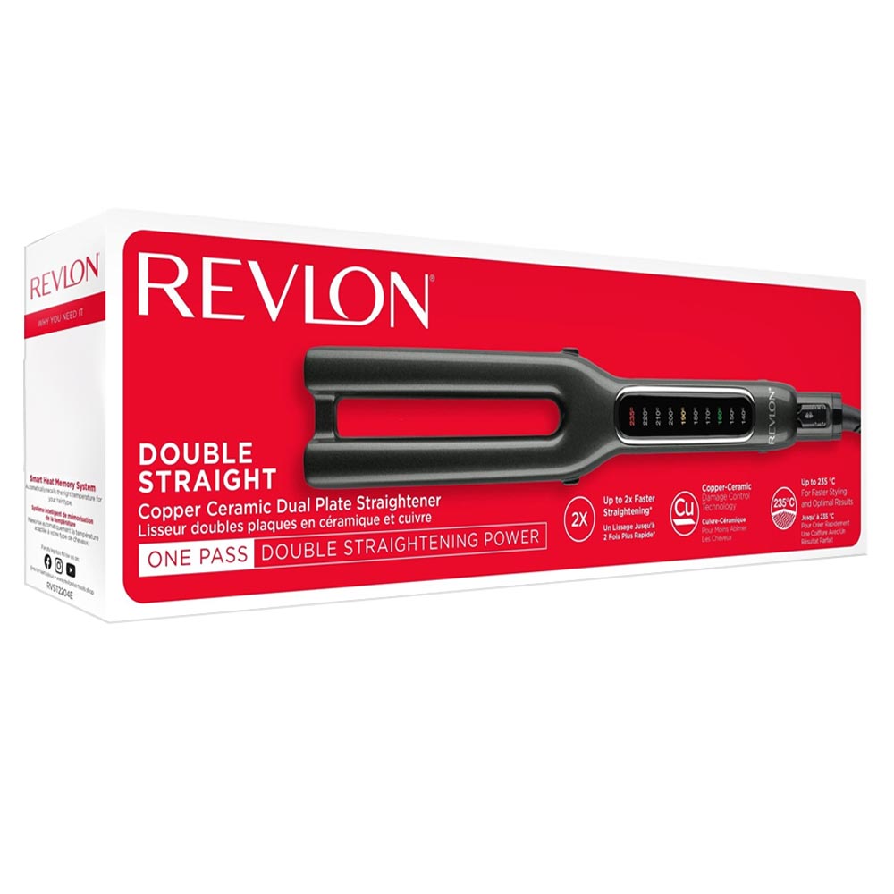 Revlon Double Straight RVST2204E Glätteisen schwarz