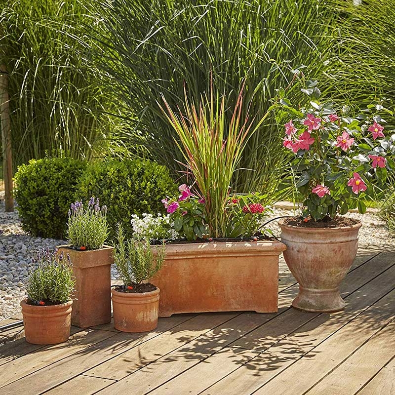 GARDENA 13001-20 Micro-Drip-System Start-Set Pflanztöpfe M