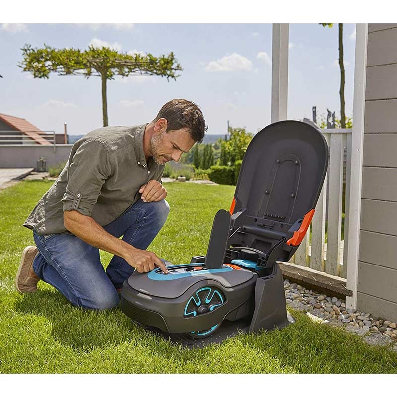 GARDENA 15020-20 Garage für Mähroboter (SILENO city + SILENO life Modelle)