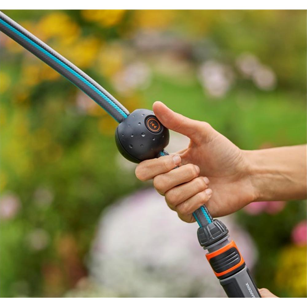 GARDENA 18642-55 Akku-Wand-Schlauchbox PowerRoll XL 18V P4A solo (weiß) 35 m