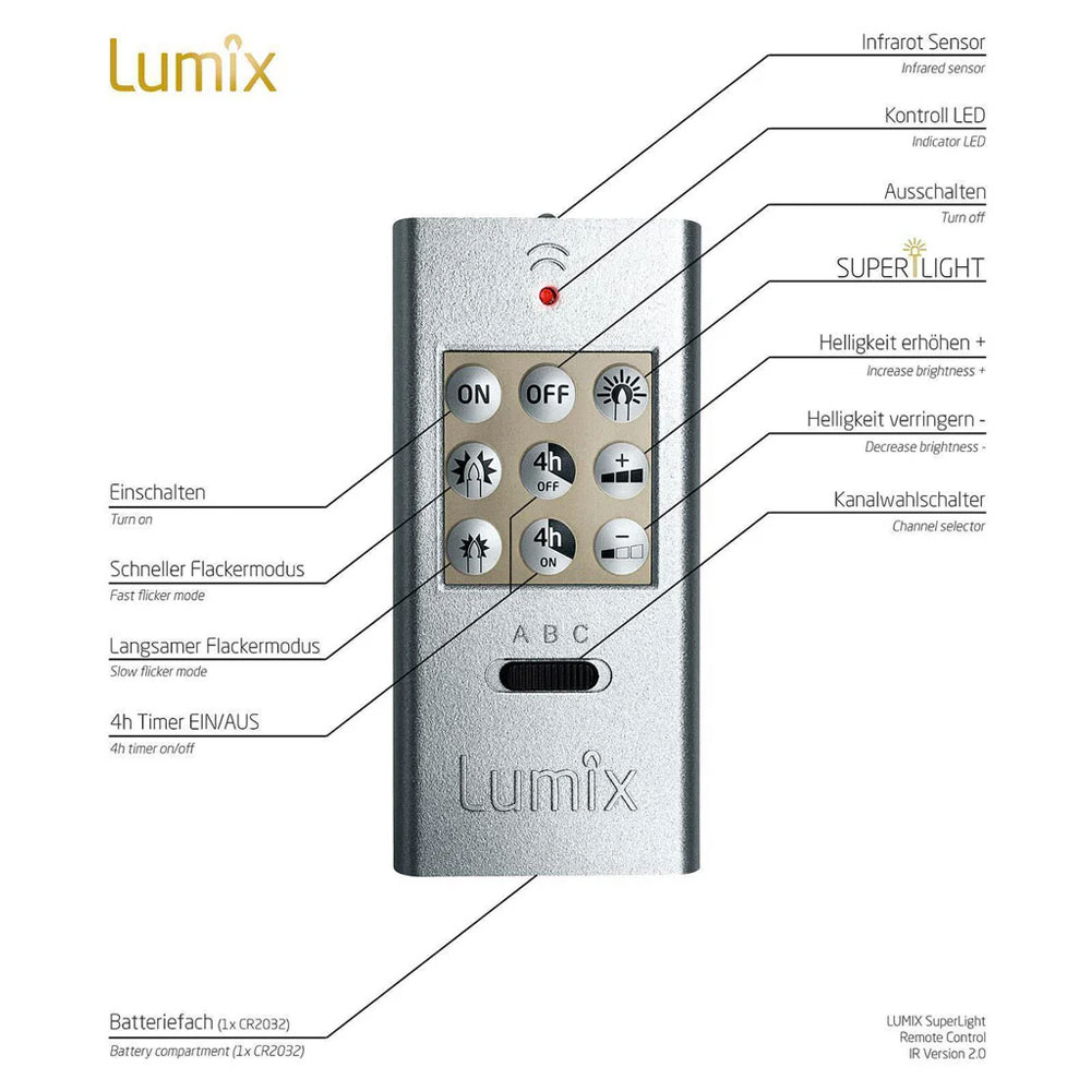 Krinner LUMIX Superlight Bavaria Mini Basis elfenbein