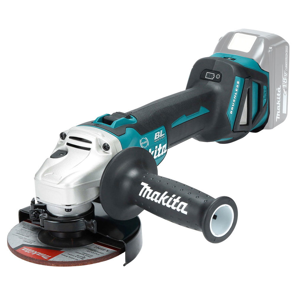 Makita DGA513Z Akku-Winkelschleifer 18 V (ohne Akku, Ohne Ladegerät)
