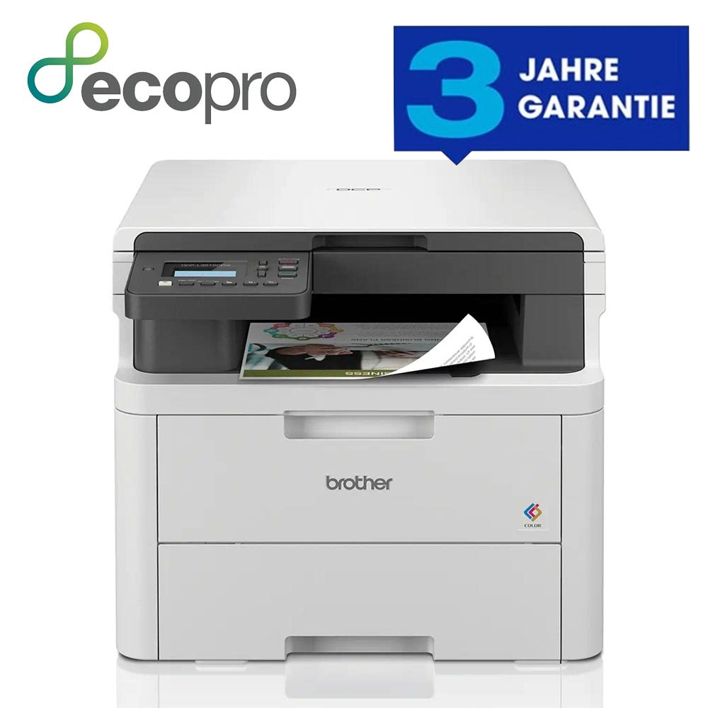 Brother DCP-L3515CDW 3-in-1 Farb-Multifunktionsgerät mit WLAN und Duplexdruck 
