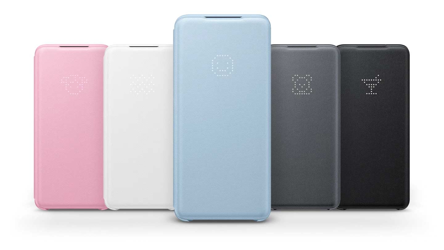 Samsung LED View Cover Galaxy S20 (SM-G980) sky blue