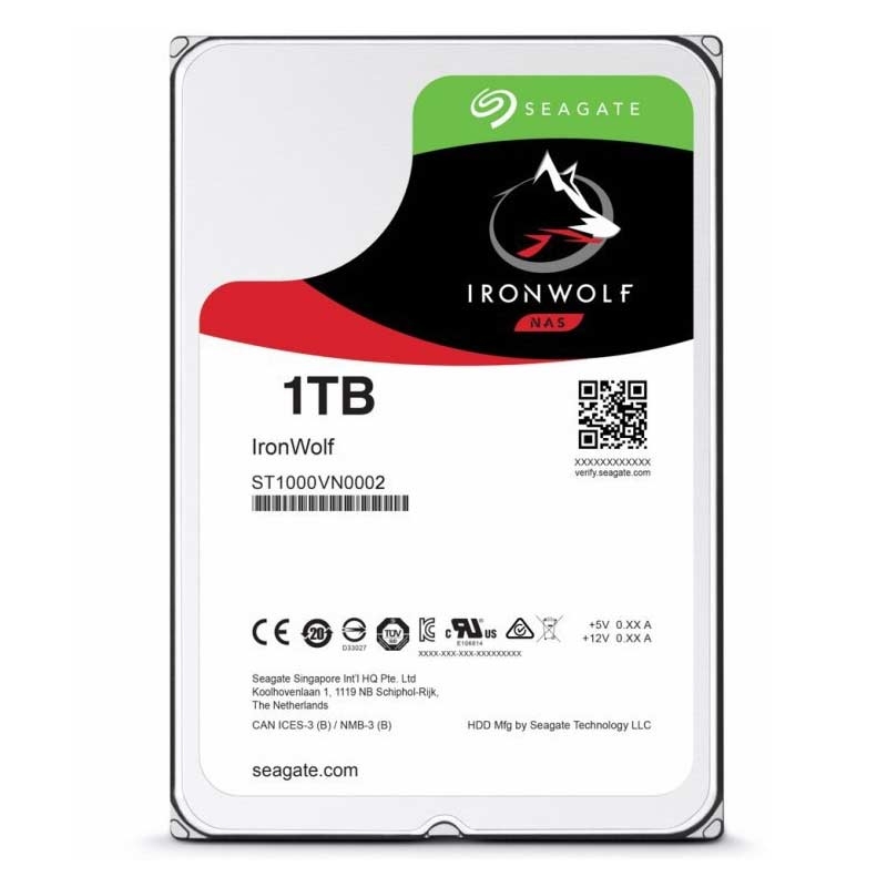 Seagate NAS HDD 1TB IronWolf 3,5Zoll Festplatte