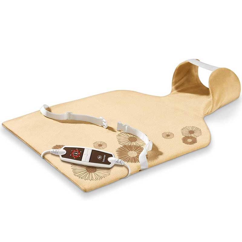 Beurer HK 58 Cosy Rücken-/Nacken-Heizkissen, 62 x 41 cm, 100 Watt, beige