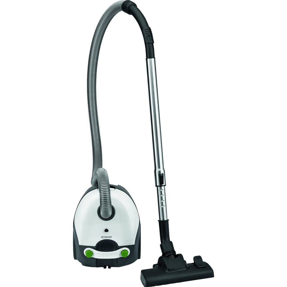 Bomann BS 9019 CB Bodenstaubsauger mit Beutel weiß