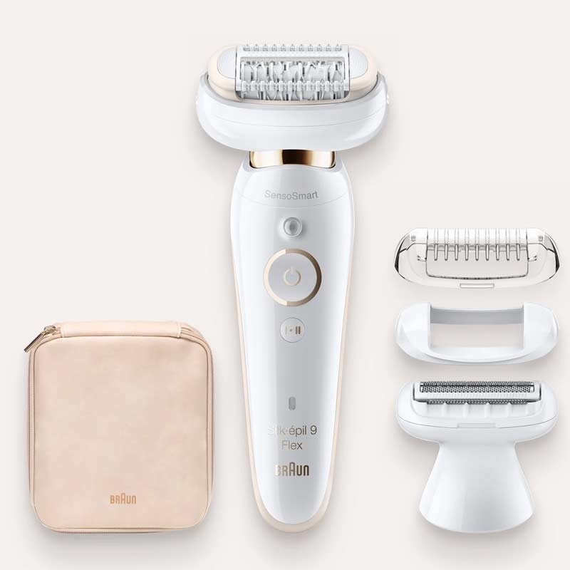 Braun Silk-épil 9 Flex SES 9002 3D Epilierer weiß/gold