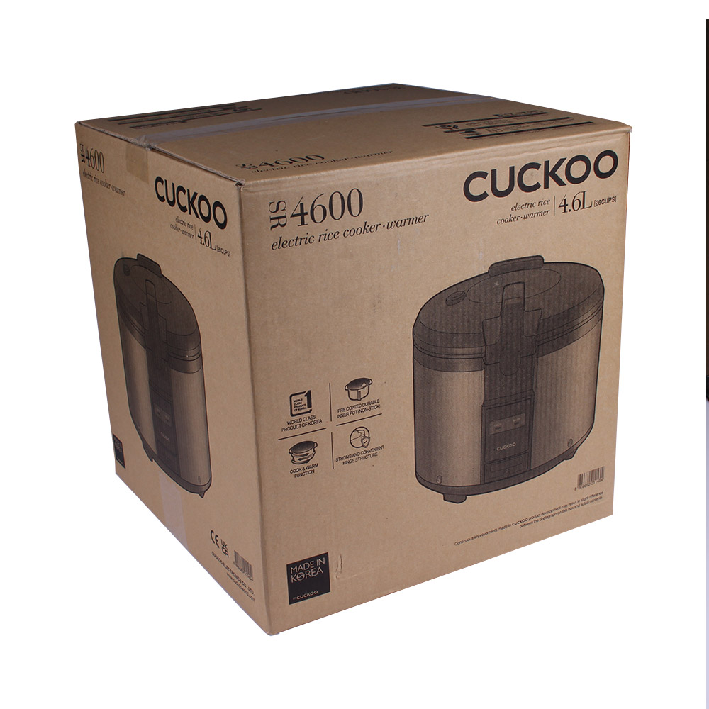 Cuckoo SR-4600 Reiskocher schwarz/silber