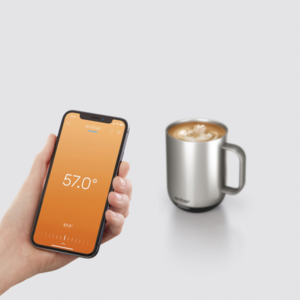 Ember Ceramic Mug2 (295 ml) mit Temperaturregelung stainless