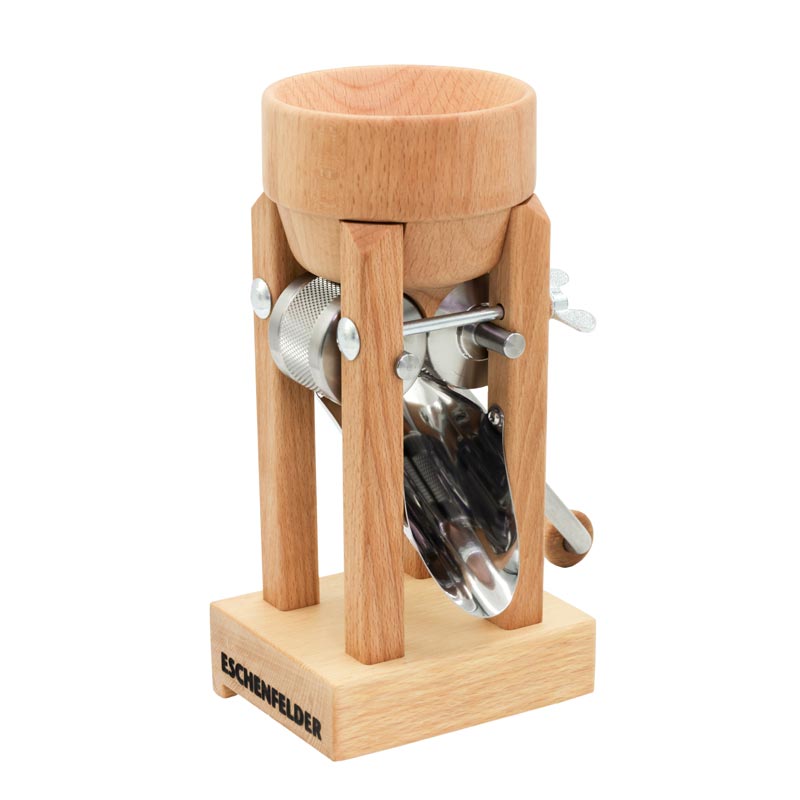 Eschenfelder Korn-Quetsche Tischmodell Holztrichter