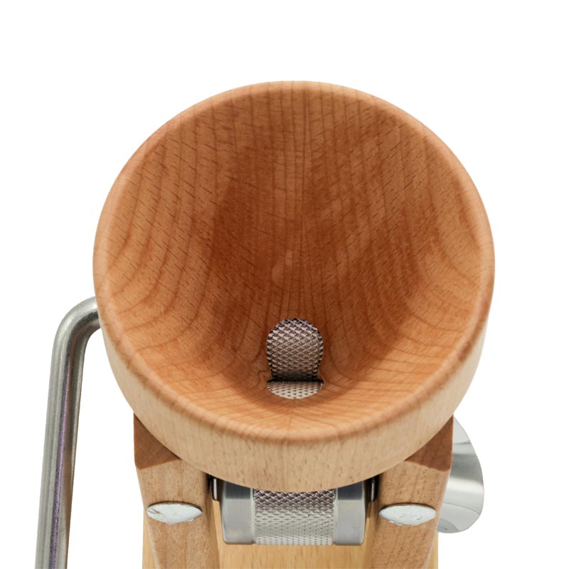 Eschenfelder Korn-Quetsche Tischmodell Holztrichter