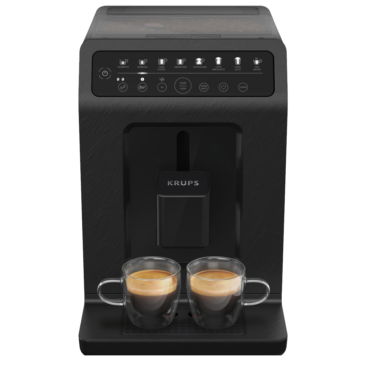 Krups Evidence EA897B10 Eco-Design Automatische Kaffeemaschine mit Cappuccinator