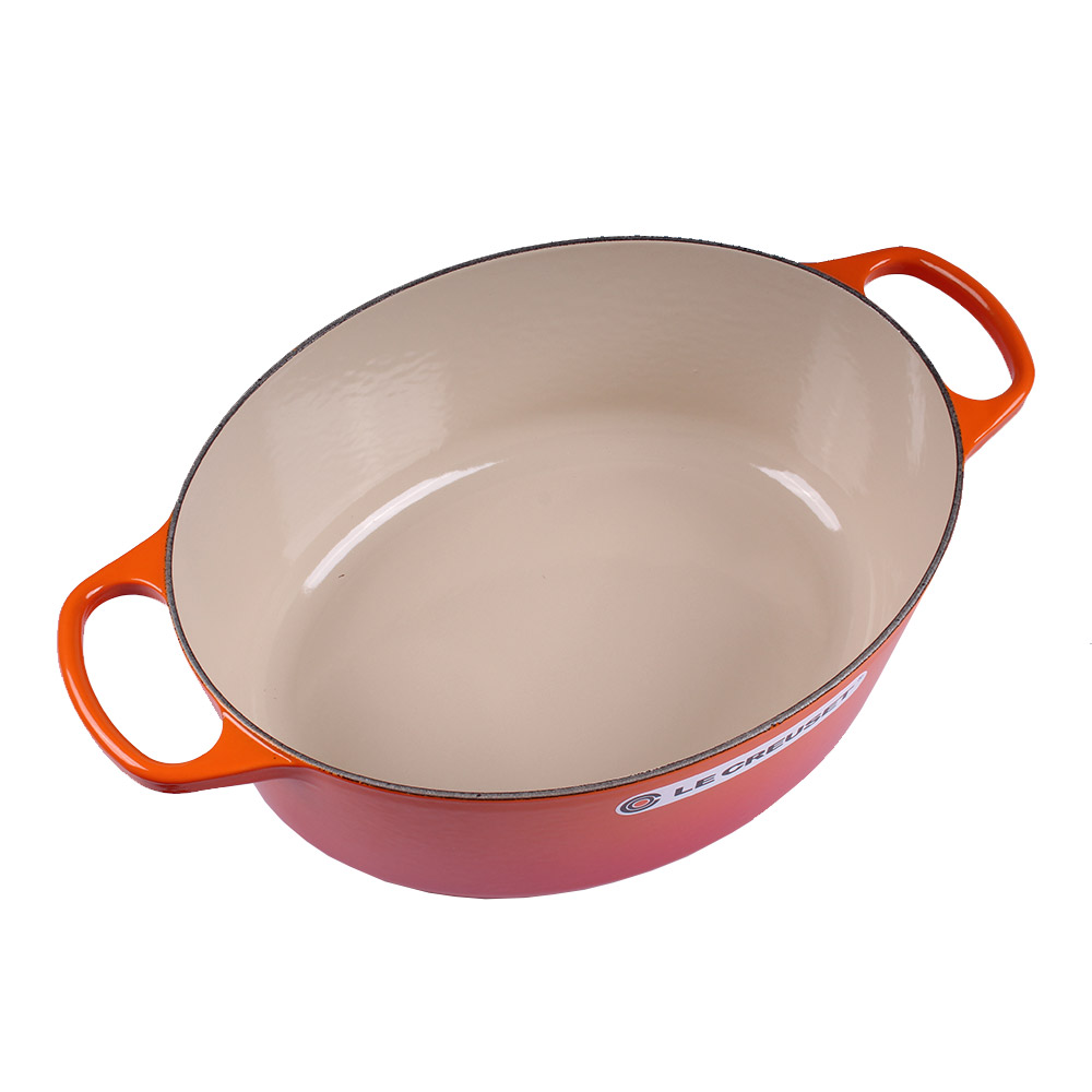 Le Creuset Bräter Signature Oval Gusseisen Ofenrot 33cm