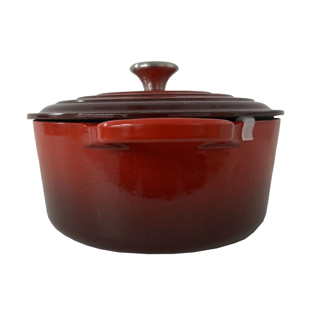 Le Creuset Bräter Signature Rund Gusseisen Kirschrot 28cm