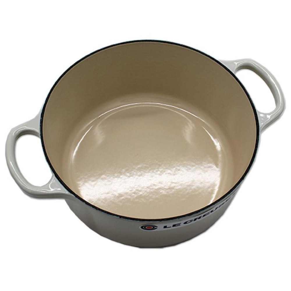 Le Creuset Bräter Signature Rund Gusseisen Meringue 22cm