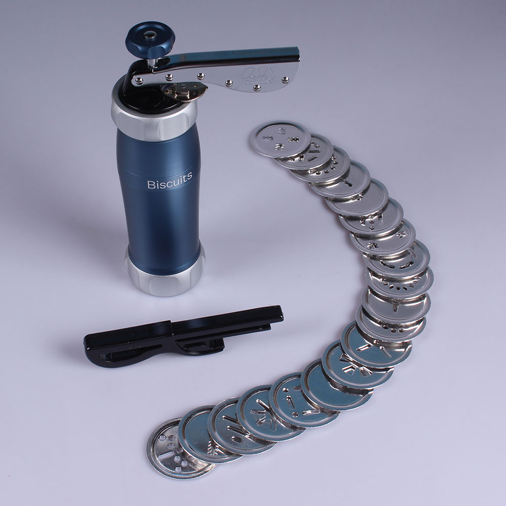 Marcato Biscuits Powder Plätzchenpresse blau