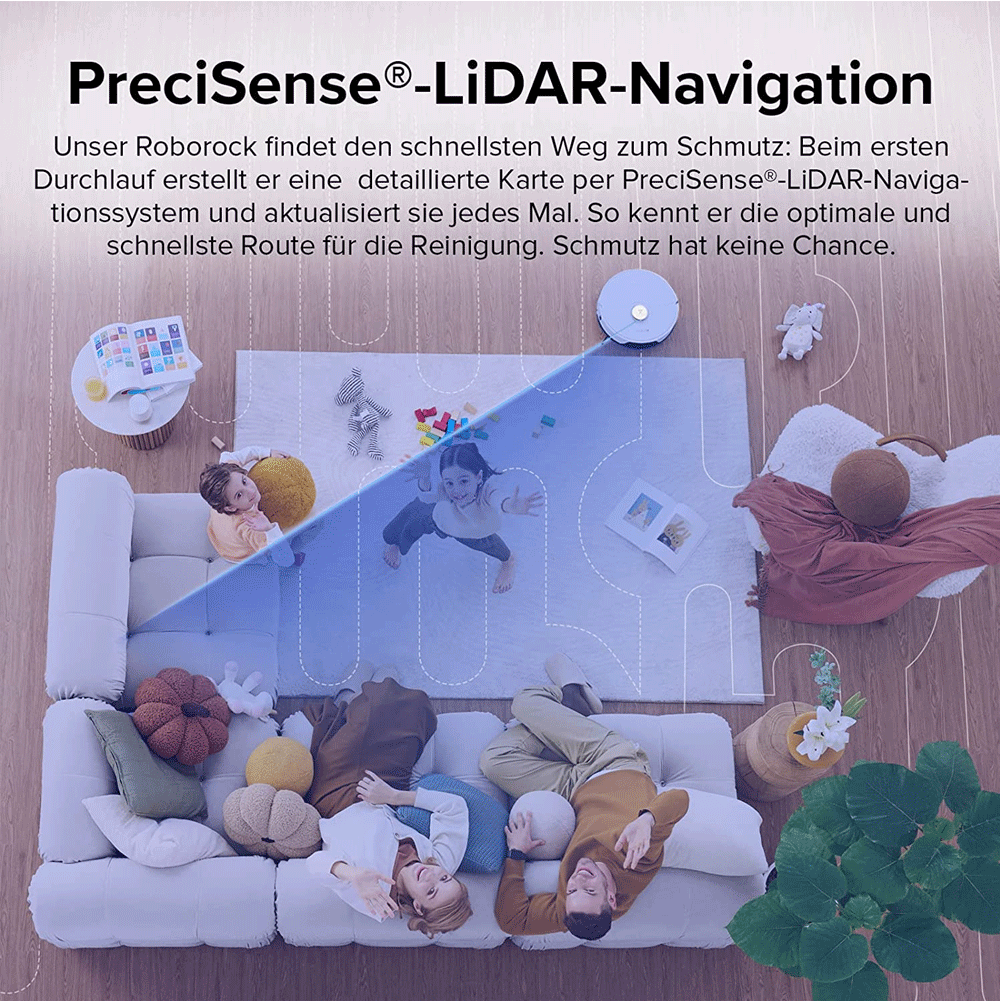 Roborock S8 Saug- & Wischroboter weiß