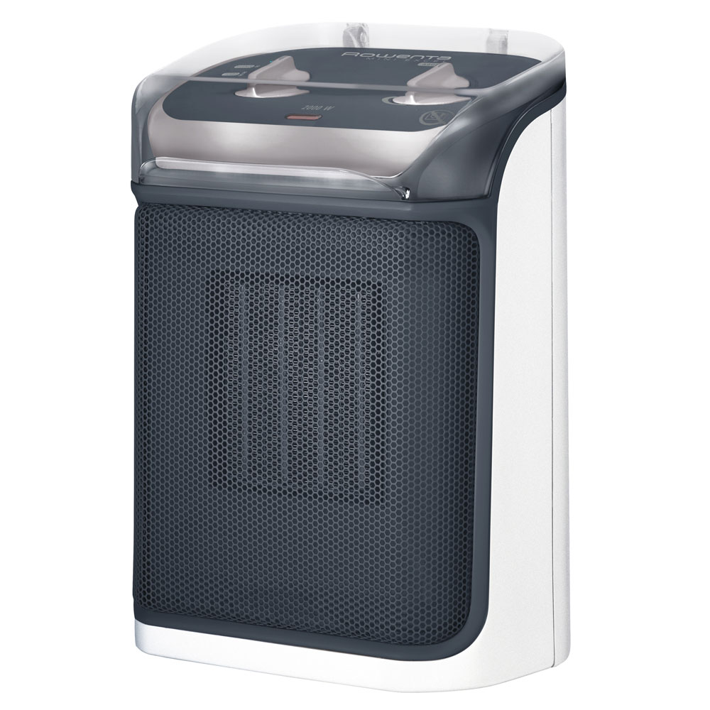 Rowenta SO9281 Mini Excel Aqua Keramik Heizlüfter grau/weiß