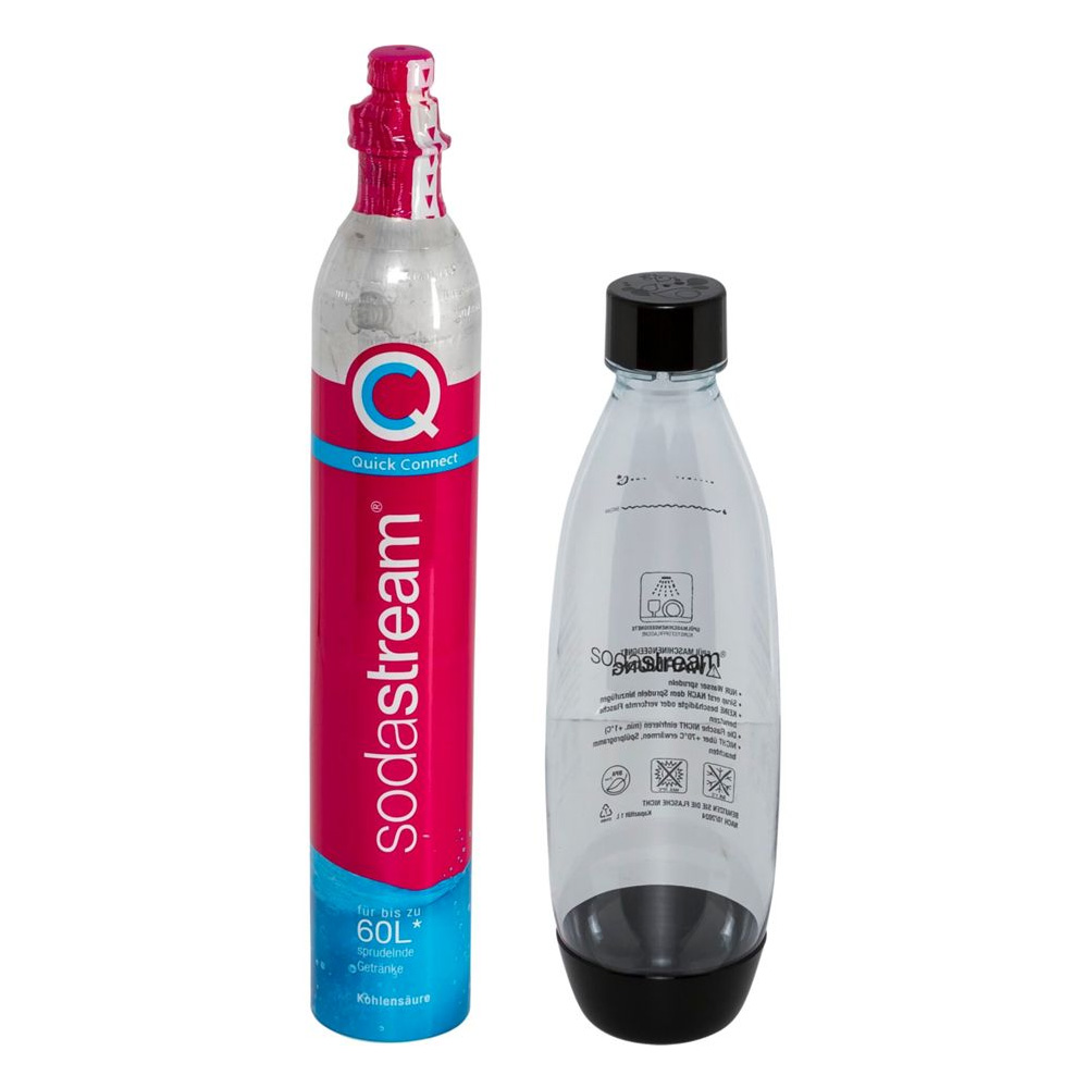 SodaStream Art Wassersprudler mit CO2-Zylinder und 1L spülmaschinenfeste Flasche