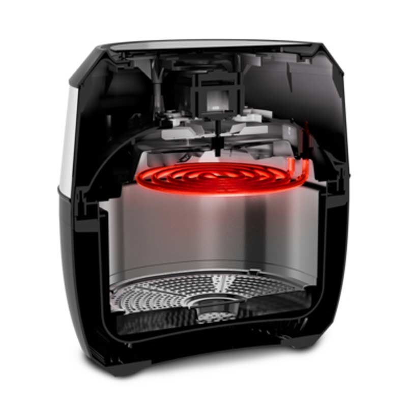 Tefal EY701D Easy Fry XXL Heißluftfritteuse schwarz/edelstahl