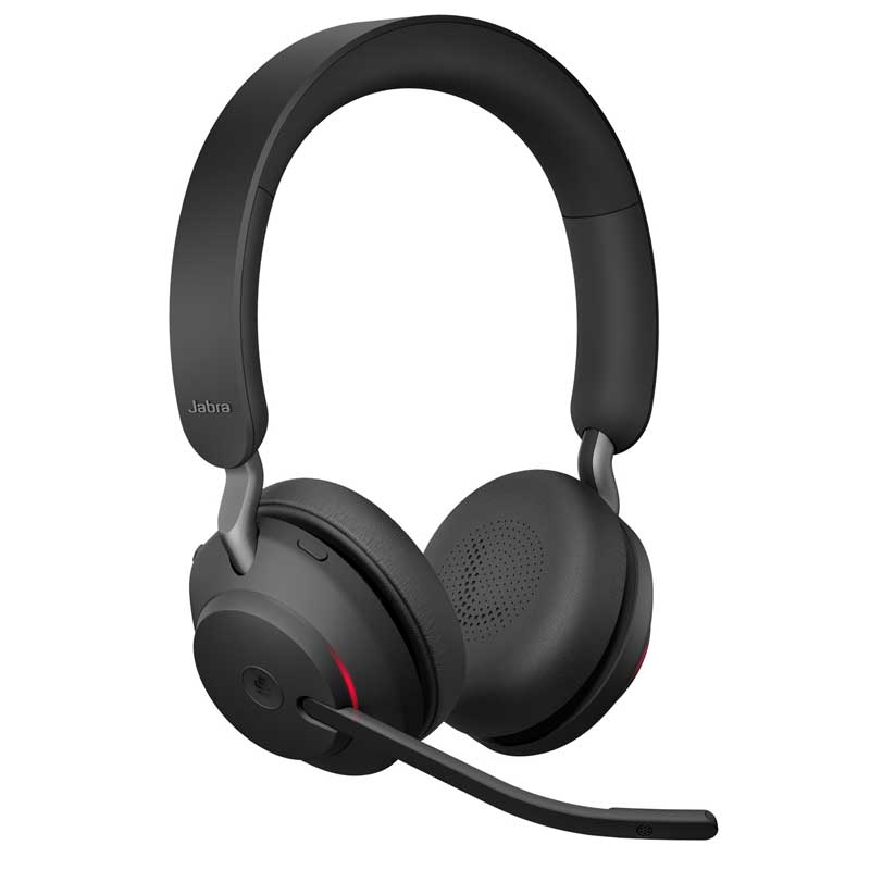 Jabra Evolve 2 65 MS Teams Headset On Ear schwarz
