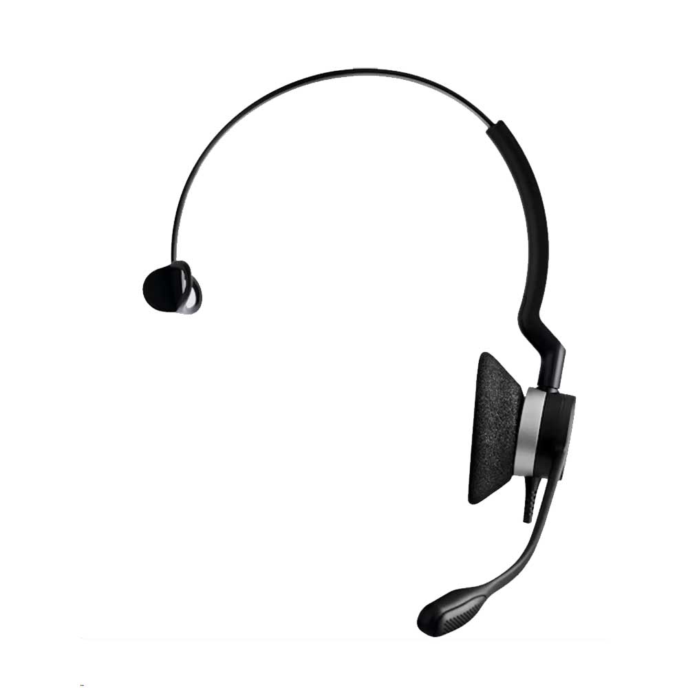 Jabra Q711011 Biz 2300 QD On-Ear Mono Headset mit Schnelltrennkupplung