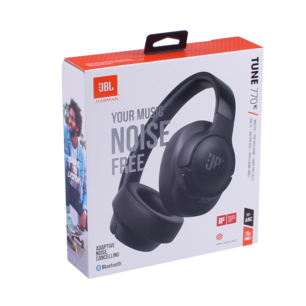 JBL Tune 770NC Over Ear Bluetooth Kopfhörer schwarz