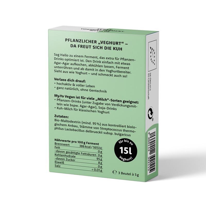 My.Yo Joghurtferment Vegan