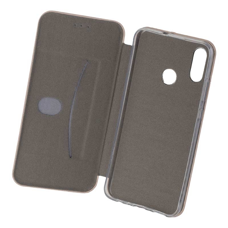 Peter Jäckel COMMANDER Book Case CURVE für Huawei P Smart 2019/ Honor 10 Lite Soft Touch Creme Rose