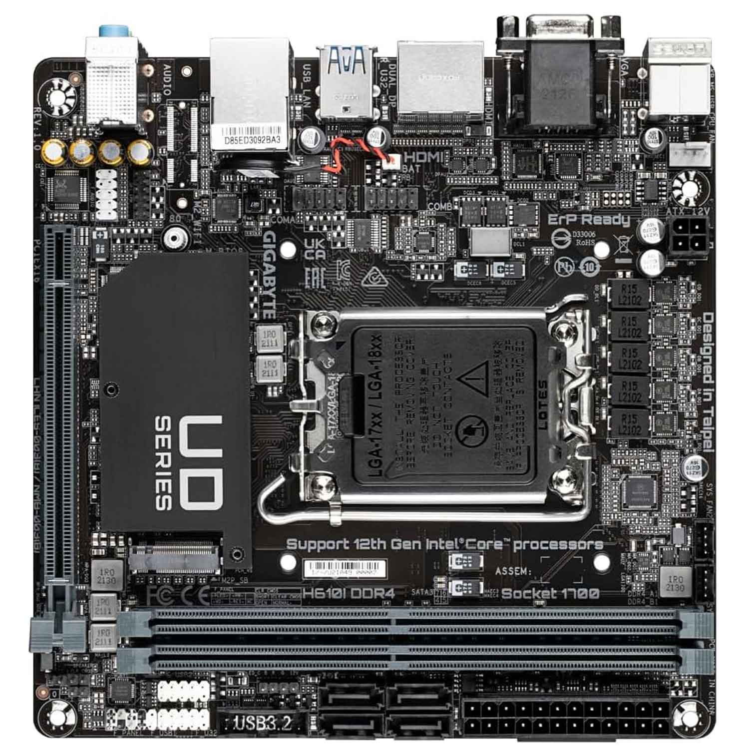 Gigabyte H610I DDR4 Mini-ITX Mainboard