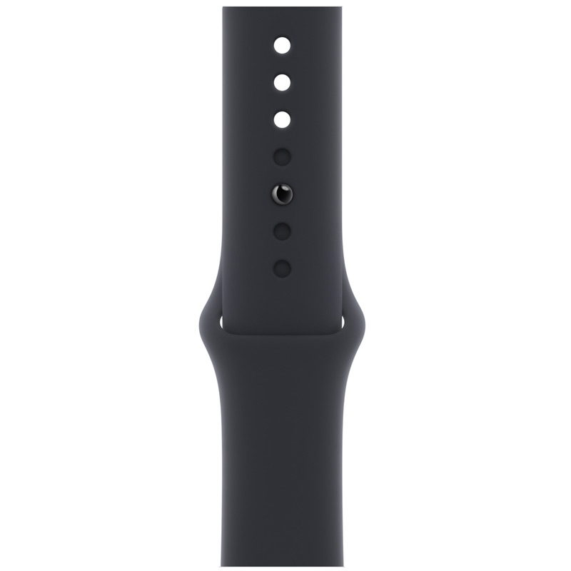 Apple Watch SE GPS 44mm Alu schwarzes Armband mitternacht