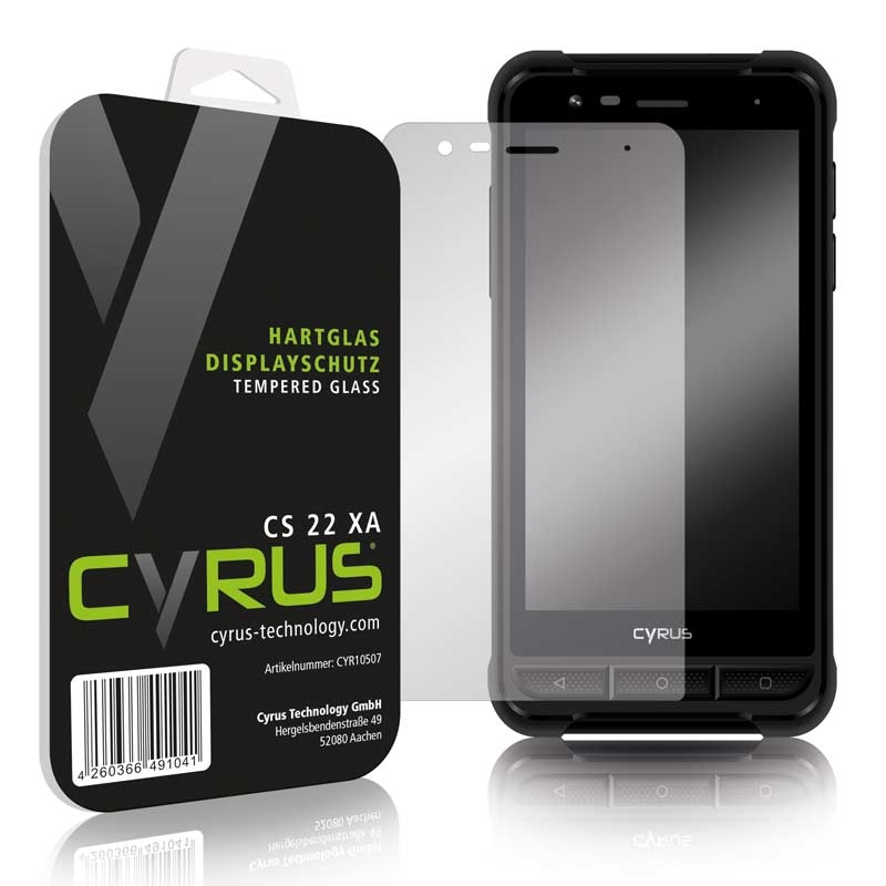 Cyrus Hartglas Displayschutzfolie für Cyrus CS22XA