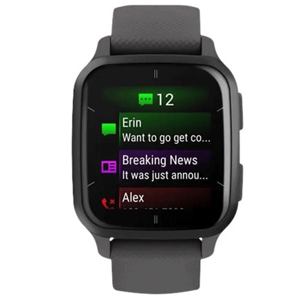 Garmin Venu Sq 2 GPS-Fitness-Smartwatch shadow grey