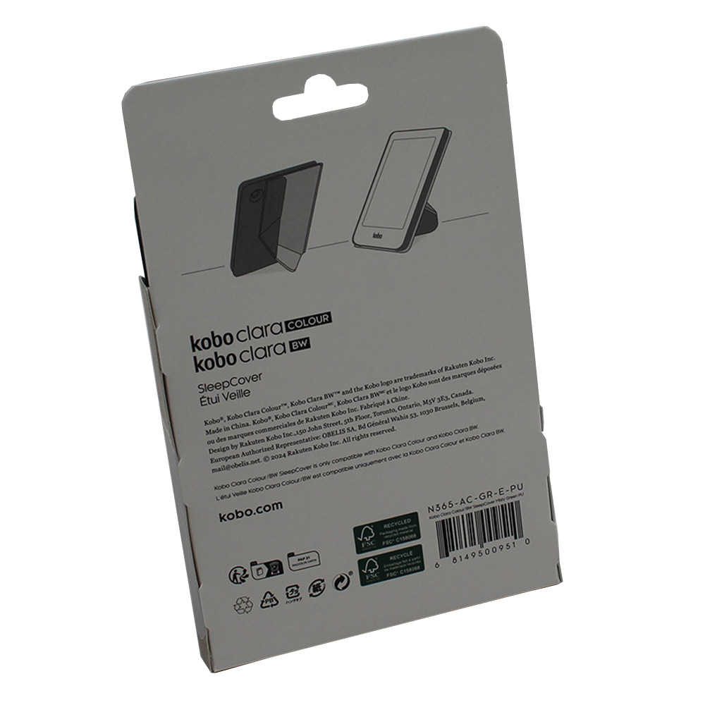 Kobo Sleepcover Clara misty green