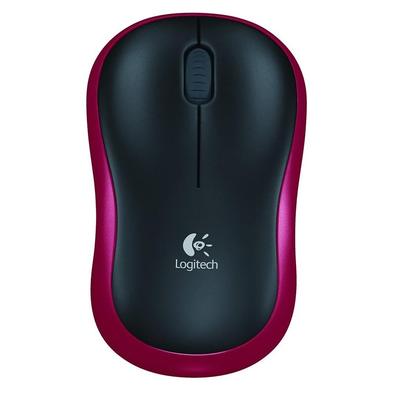 Logitech M185 Wireless Maus rot