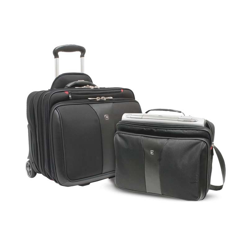Wenger Patriot 2teiliges Buniness-Set 43,2cm 17Zoll Trolley schwarz