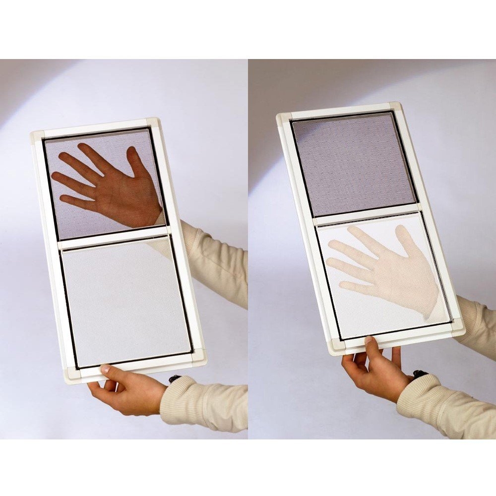 easy life Fliegengitter Insektenschutzgitter für Fenster 110 x 130 cm Anthrazit