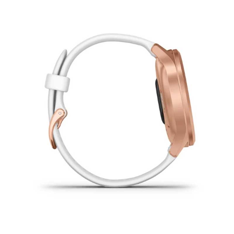 Garmin vívomove Style roségold mit weißem Armband 42mm